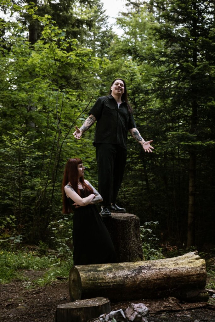 Séance photo Engagement, couple fiancés en Suisse