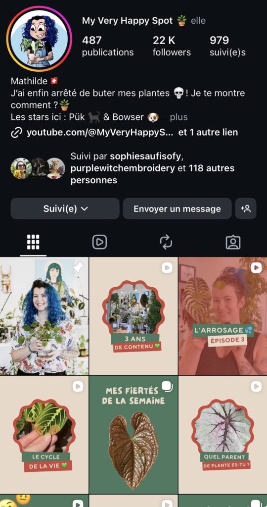 community manager et créatrice de contenu Suisse